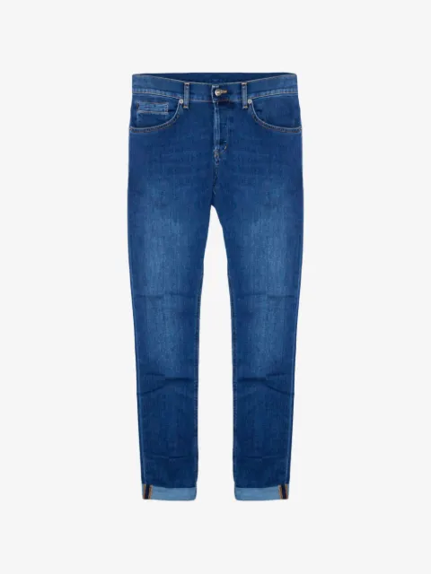 DONDUP faded-finish slim-fit jeans