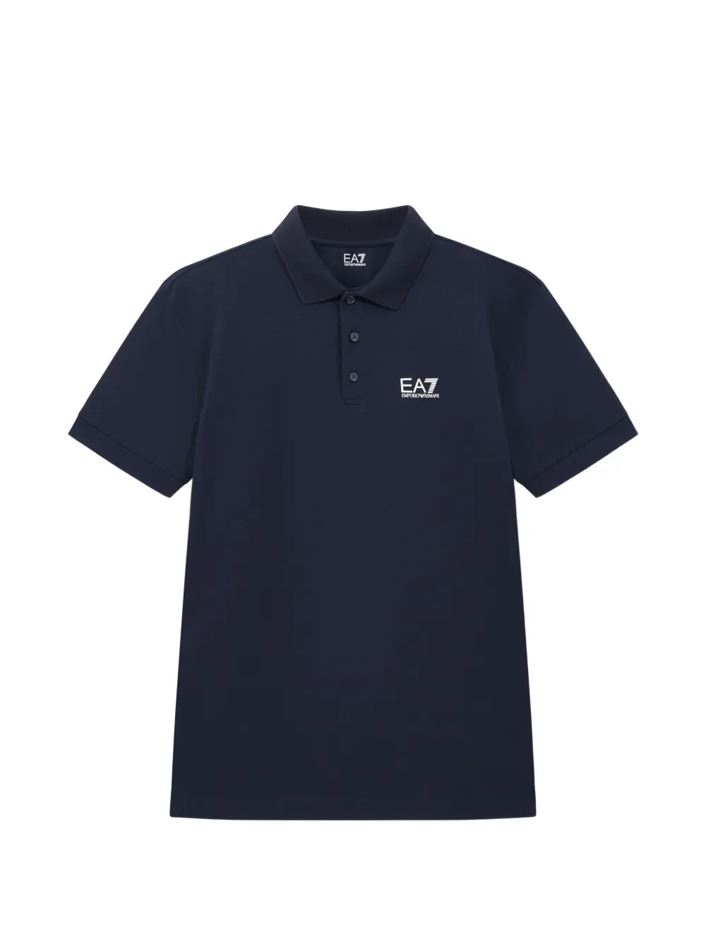 Ea7 Emporio Armani Poloshirt met logoprint Blauw