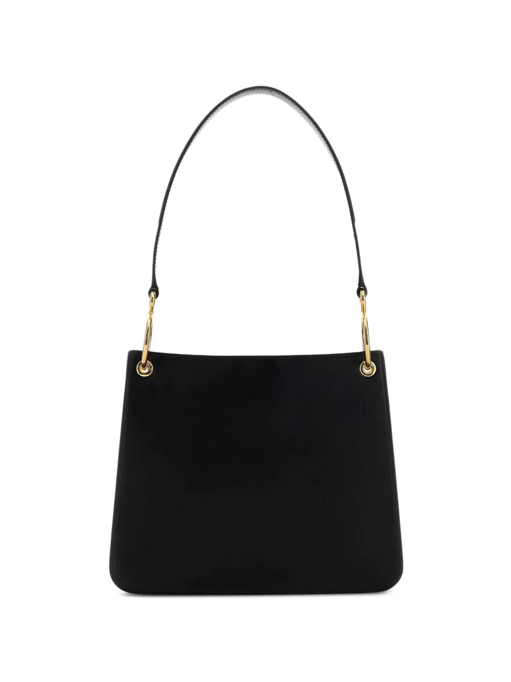 Jil Sander Schoudertas met ring-detail Zwart