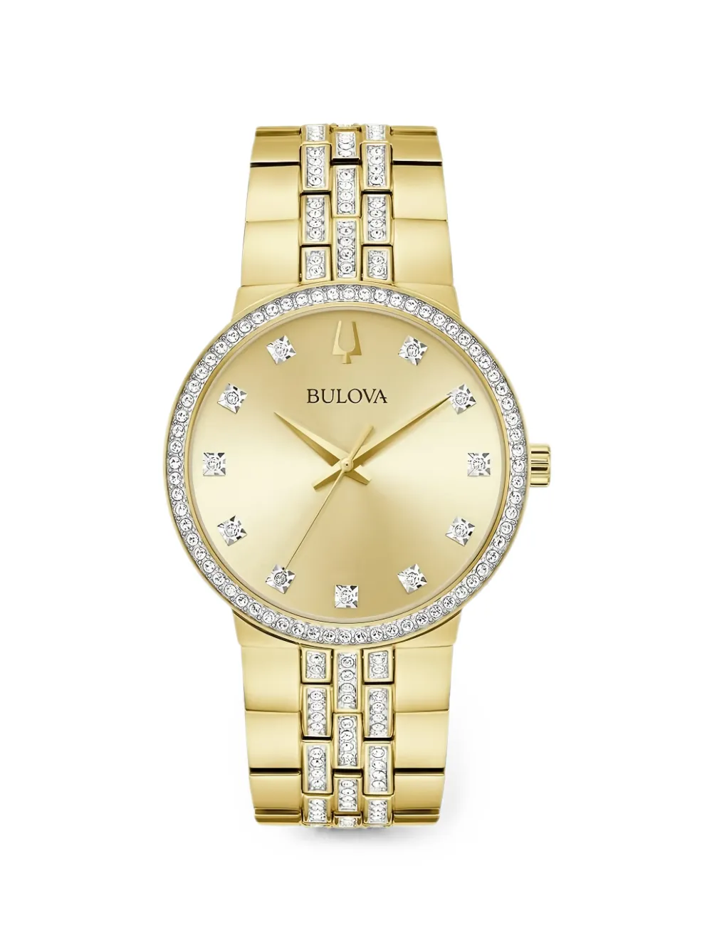 Bulova crystal-embellished 40mm watch - Oro