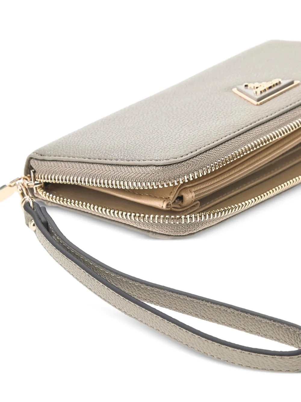 GUESS USA Laurel II portemonnee met logoplakkaat Grijs