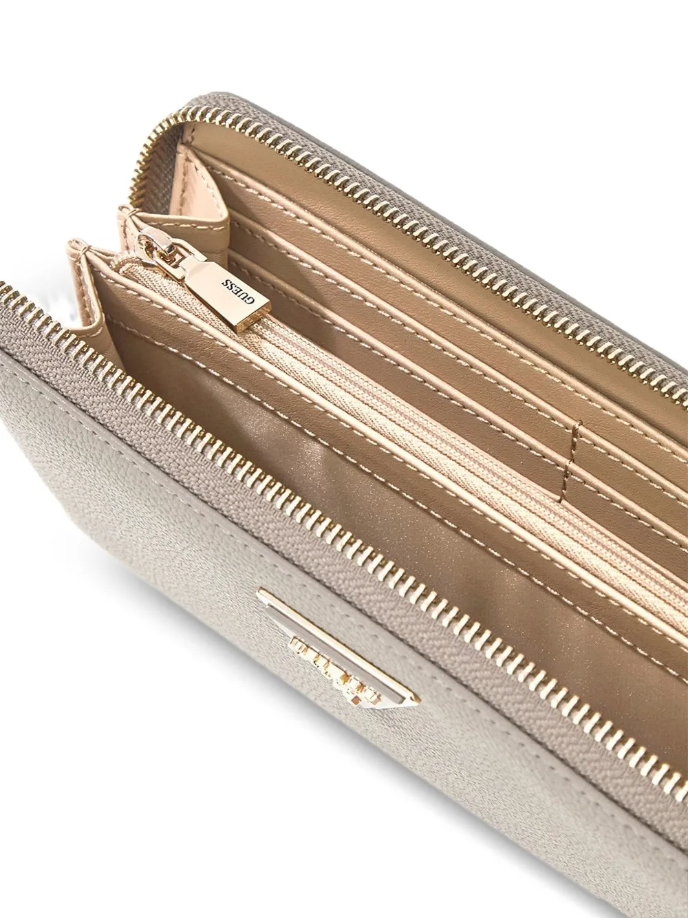 GUESS USA Laurel II portemonnee met logoplakkaat Grijs