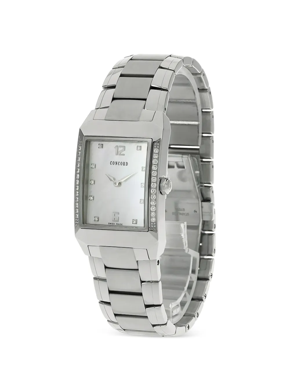 CONCORD Carlton diamond 26mm watch - Weiß
