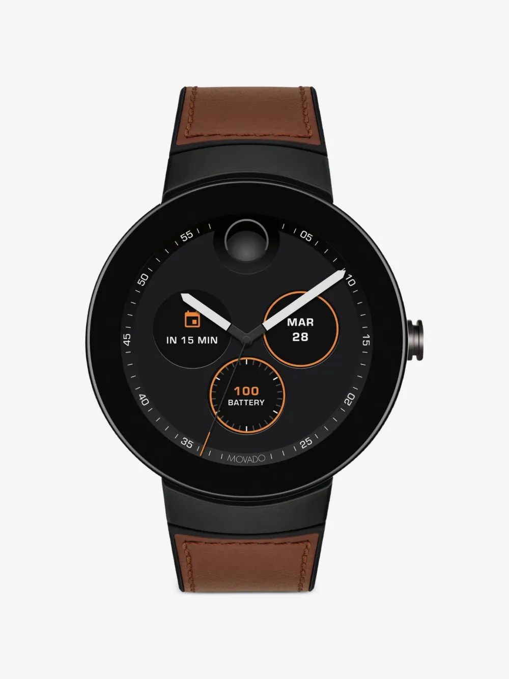 Movado Connect Museum 42mm watch | Black | Image 1
