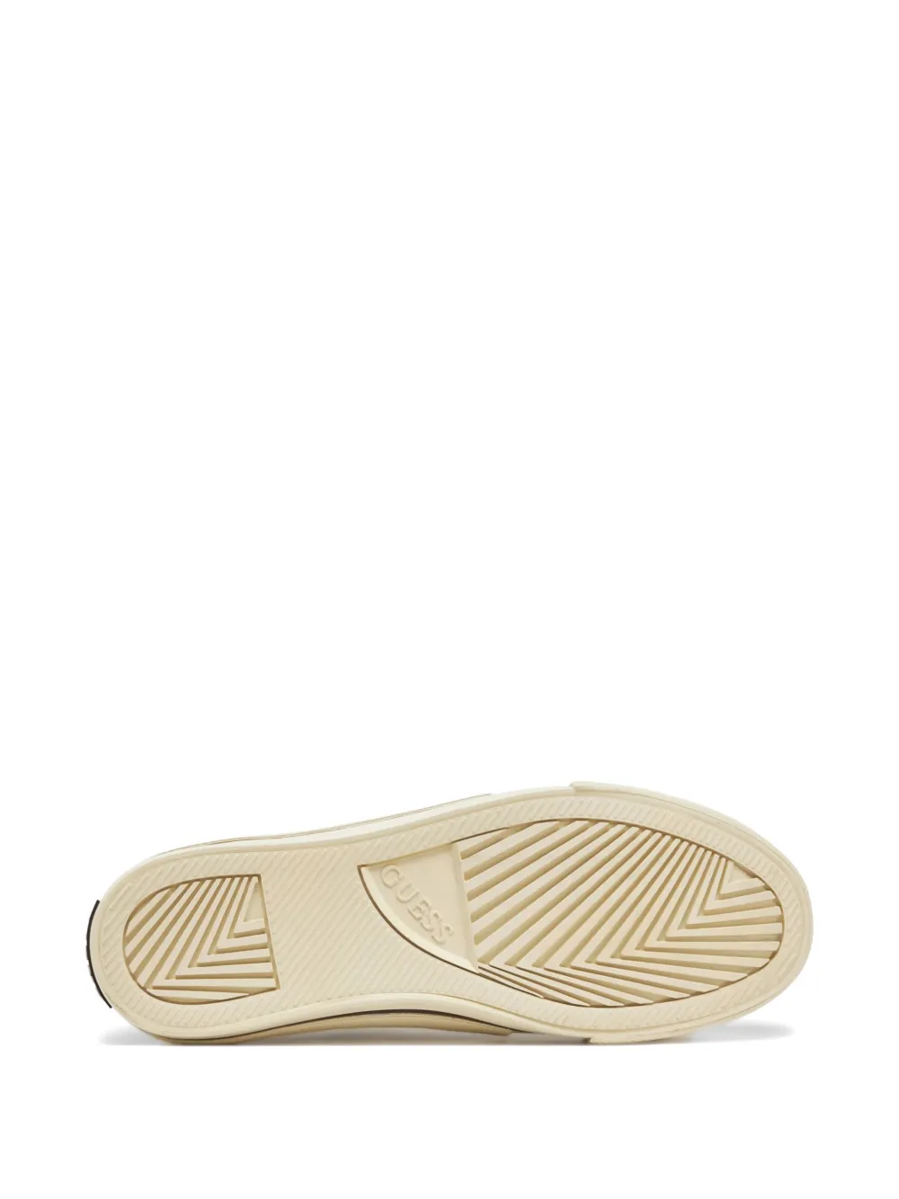 GUESS USA Sneakers met monogram-print Beige
