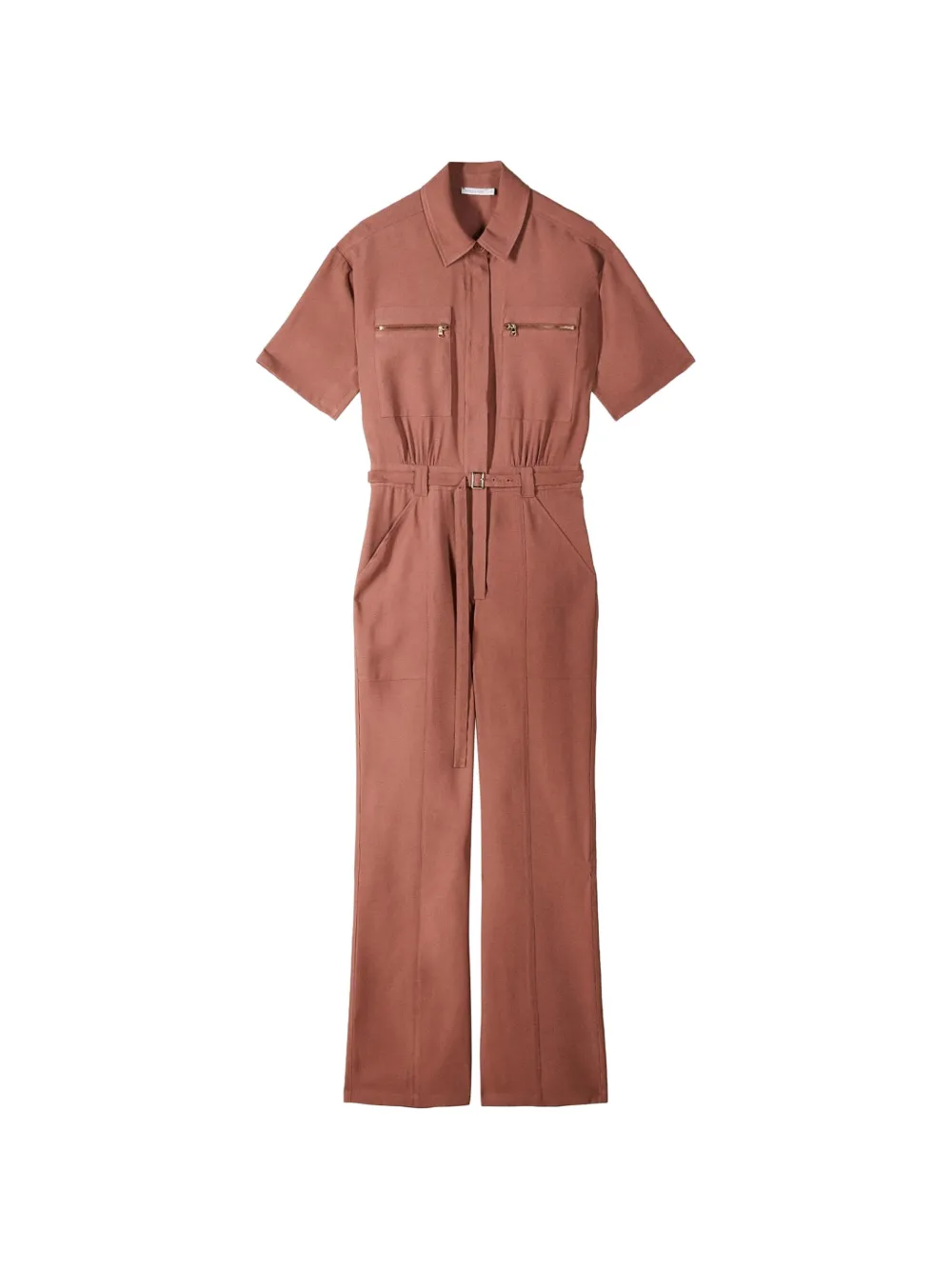 Patrizia Pepe belted jumpsuit - Marrone