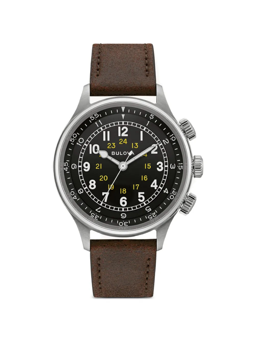 Bulova A-15 Pilot 42mm Watch In Black
