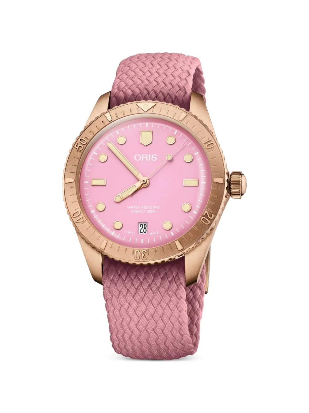 Oris Divers Sixty-Five 38mm watch - Rosa