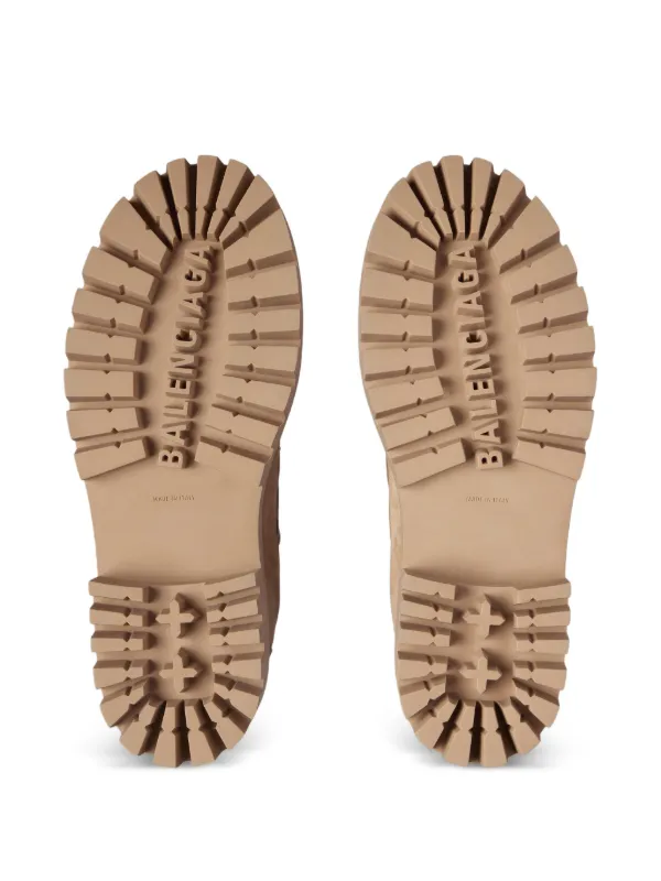 Balenciaga Strike Combat Boots | Neutrals | FARFETCH IN