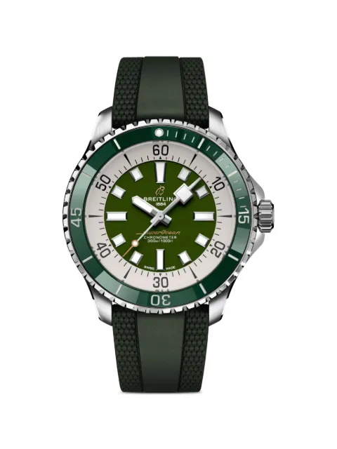 Breitling montre Superocean 44 mm en acier inoxydable
