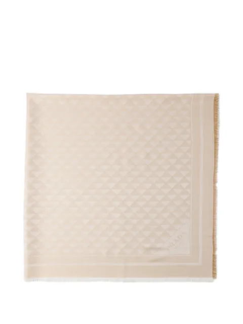 Prada silk, viscose and Lurex shawl
