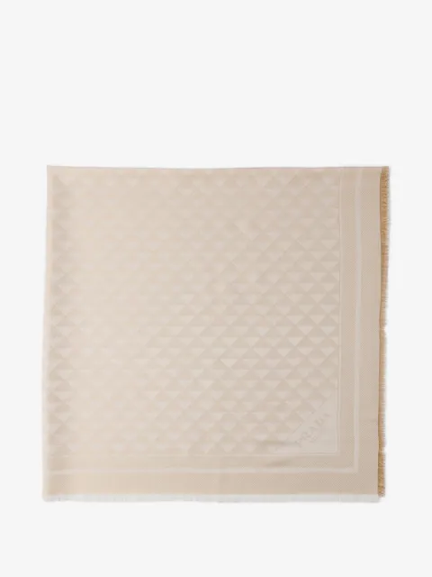 Prada silk, viscose and Lurex shawl