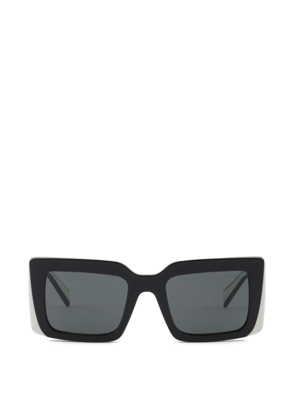 Prada Eyewear Occhiali da sole con logo Prada - Nero