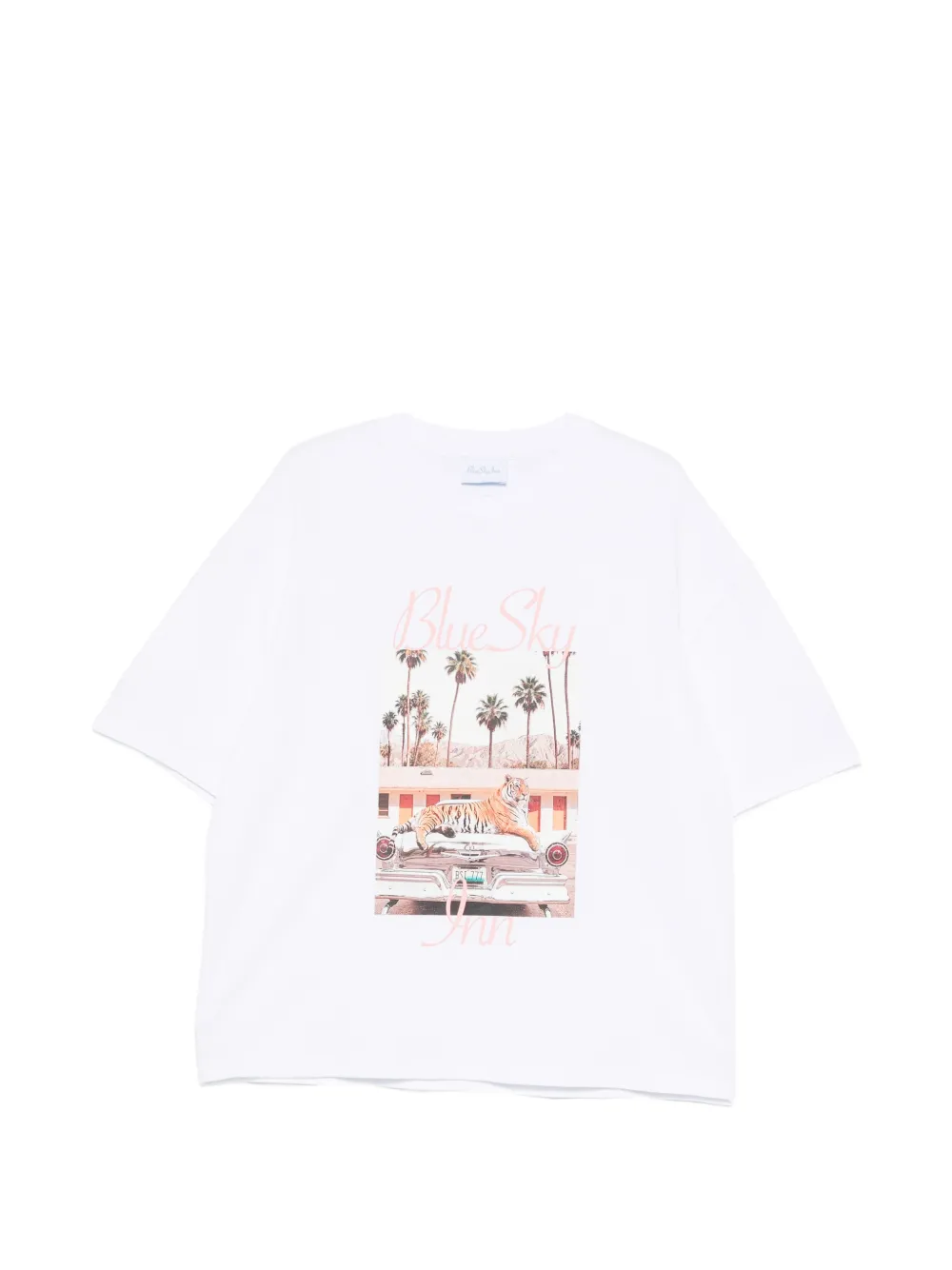 BLUE SKY INN Tiger Tee T-shirt - Weiß