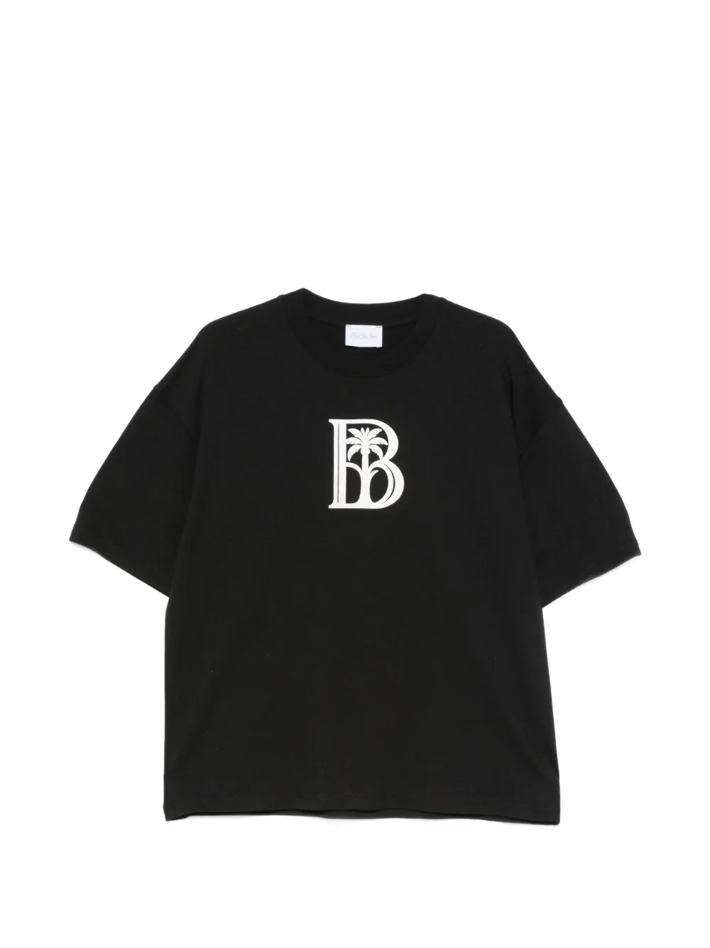 BLUE SKY INN palm-logo T-shirt - Nero