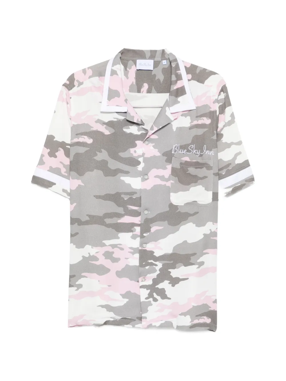 Blue Sky Inn Camouflage-print Shirt In Multi