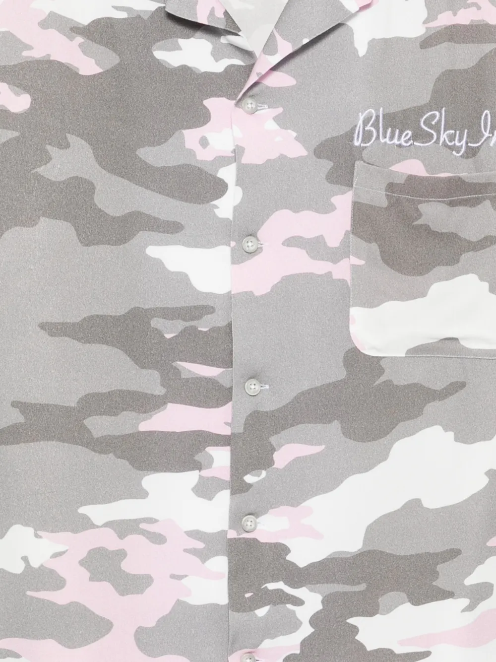 BLUE SKY INN Overhemd met camouflageprint Roze