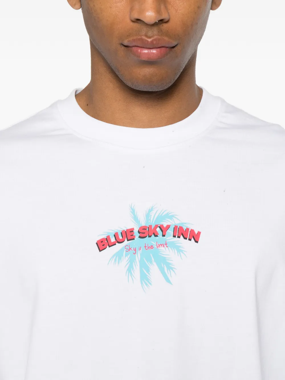 BLUE SKY INN T-shirt met grafische print Wit