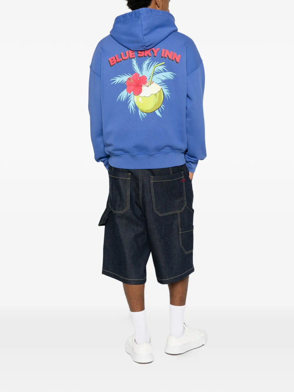 BLUE SKY INN Hoodie met print Blauw