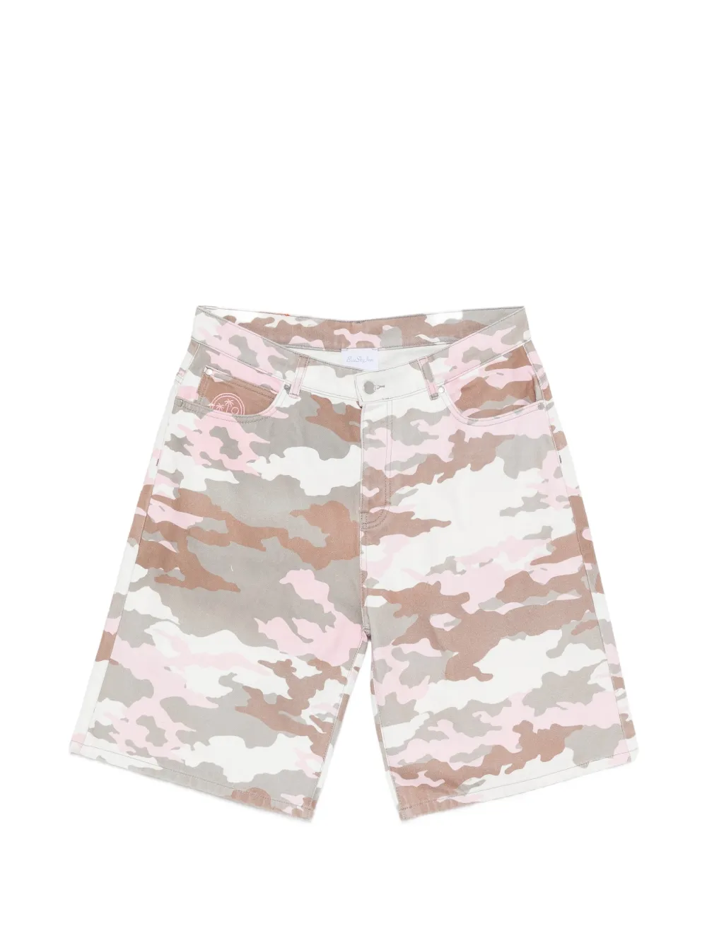 BLUE SKY INN Shorts con stampa camouflage - Rosa