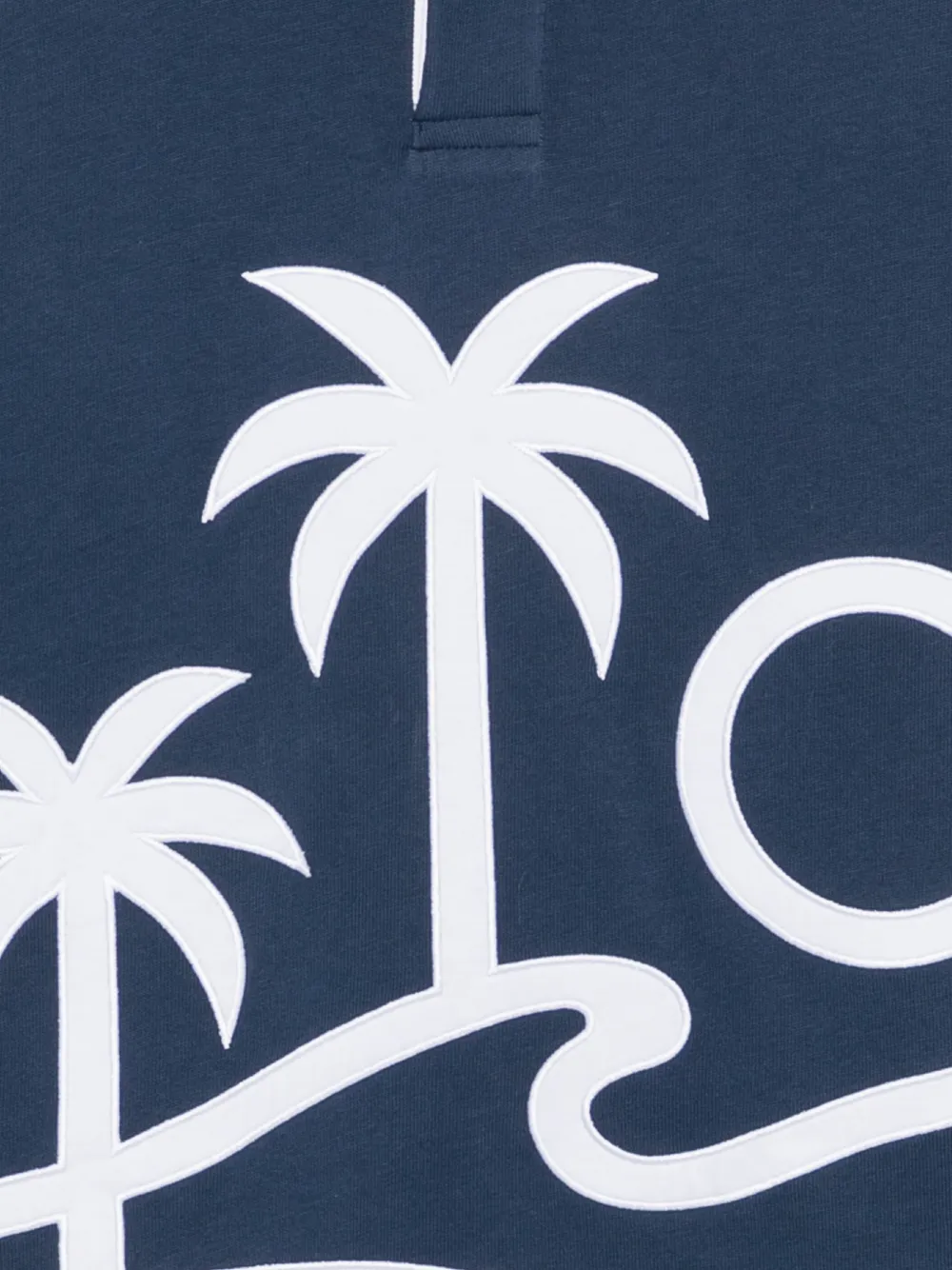 BLUE SKY INN Poloshirt met geborduurde palmboom Blauw