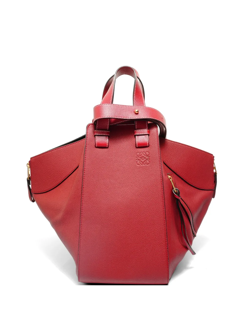 Loewe Pre-Owned 2016-2018 Hammock tote bag - Rosso