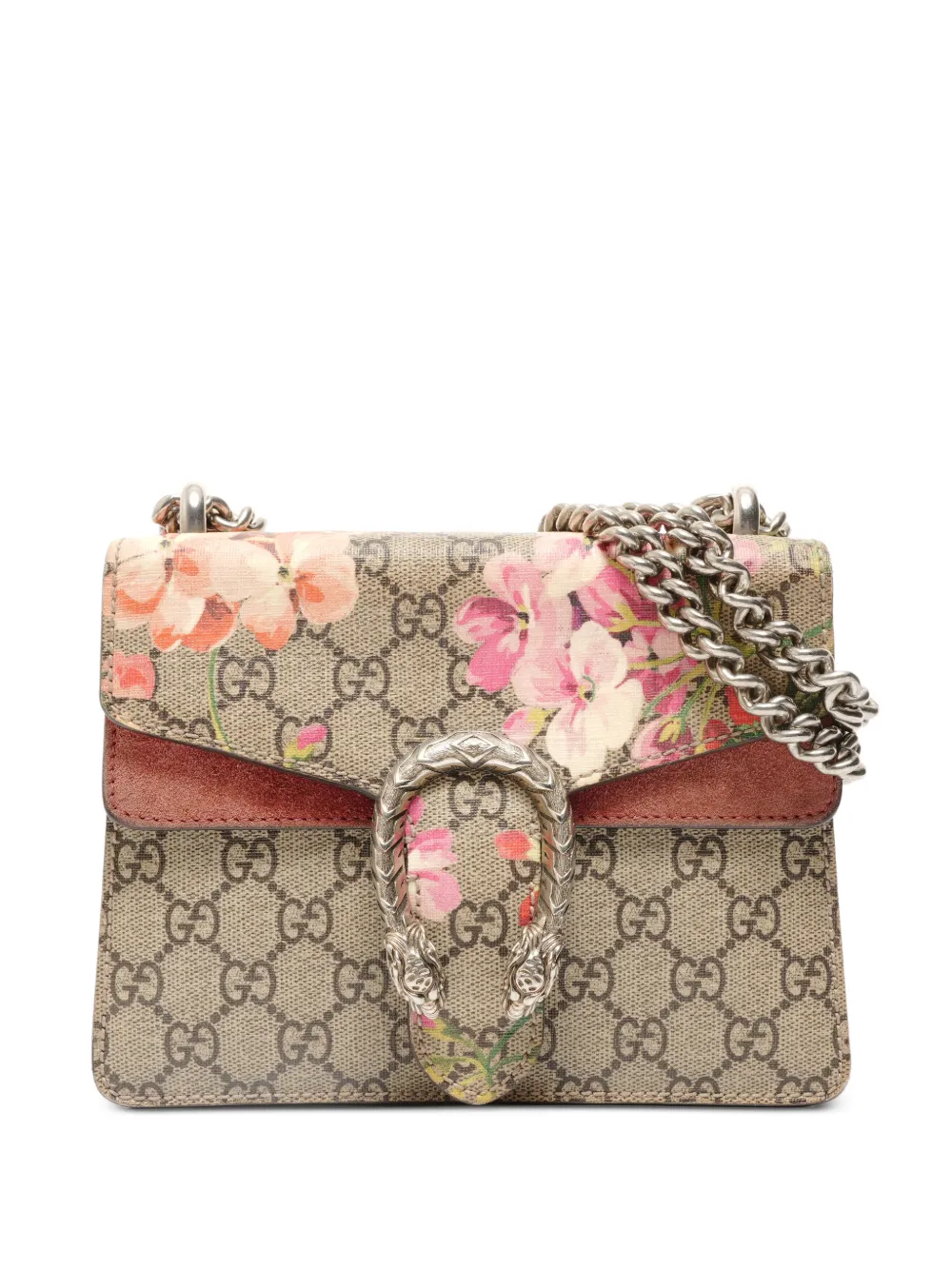 Gucci Pre-Owned 2016 Dionysus GG Blooms shoulder bag - Toni neutri