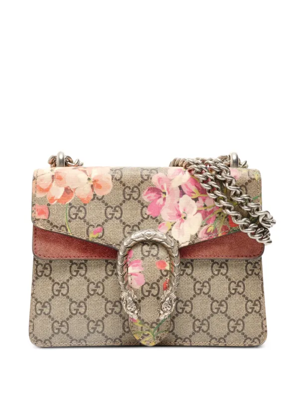 Gucci Pre-Owned 2016 ディオニュソス GG ブルームス ショルダーバッグ 