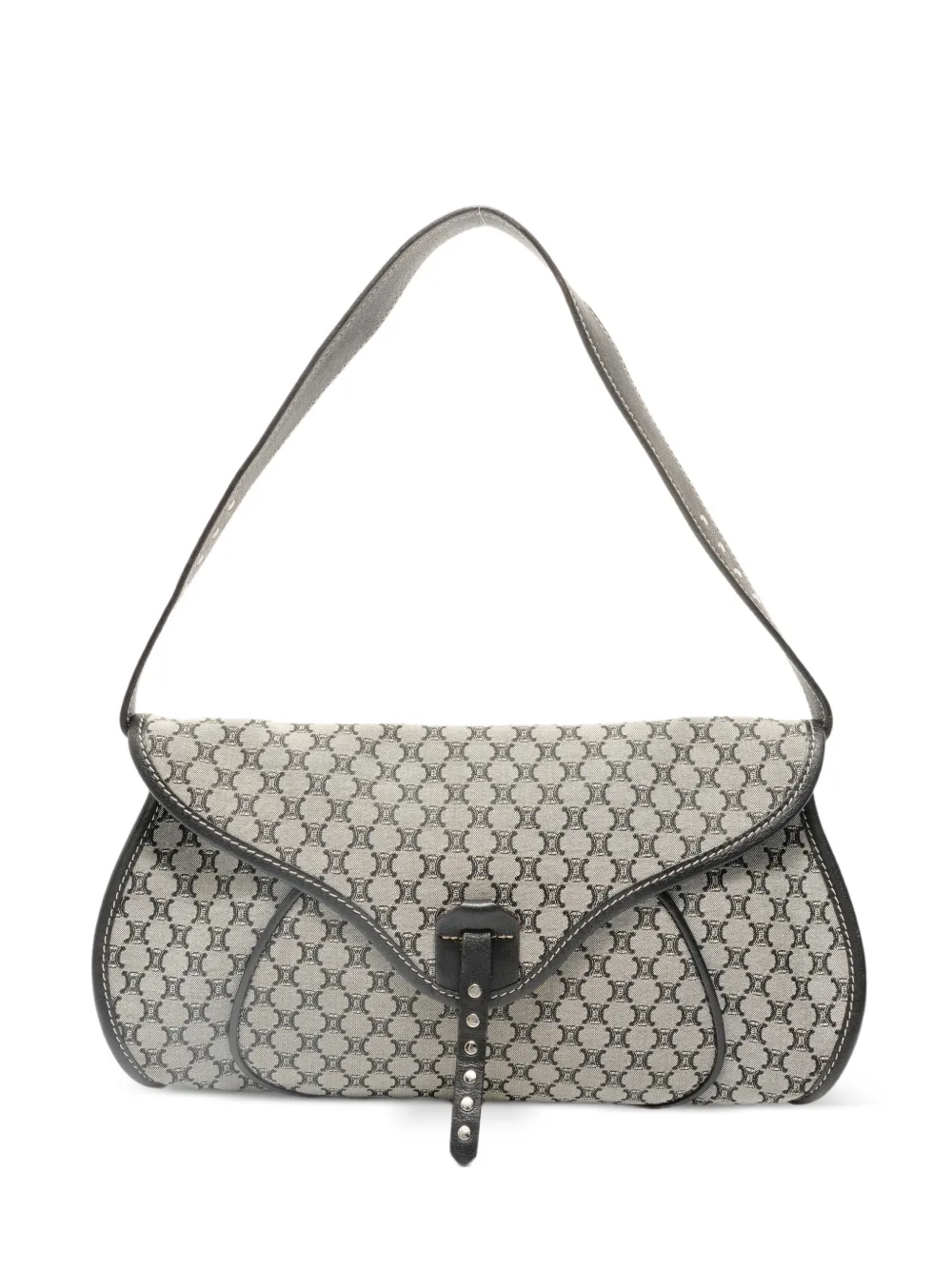 Celine Pre-Owned 1990-2010 Macadam shoulder bag - Toni neutri