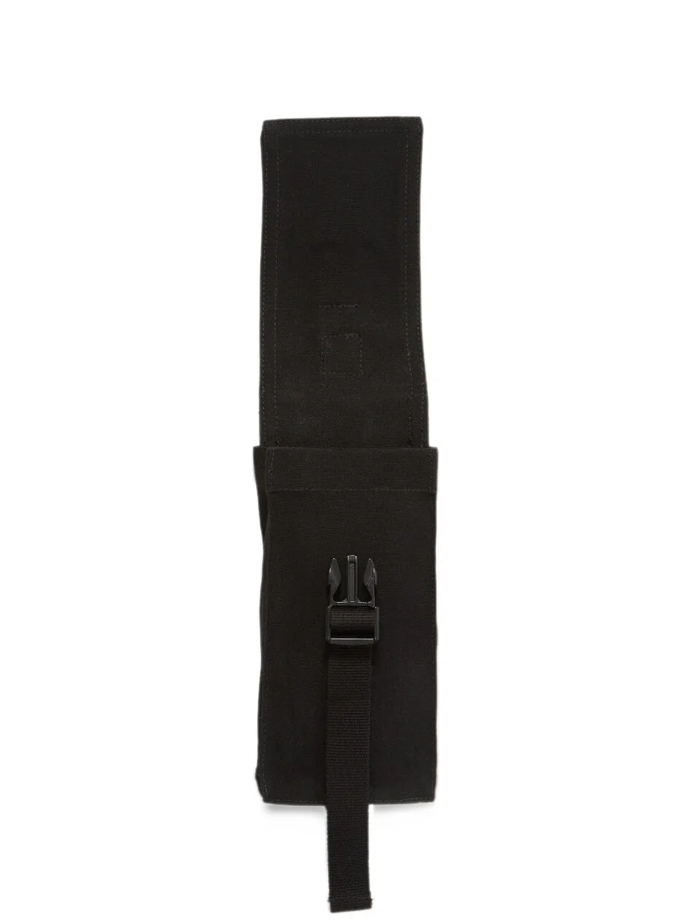 Rick Owens buckle-fastening can pocket - Nero