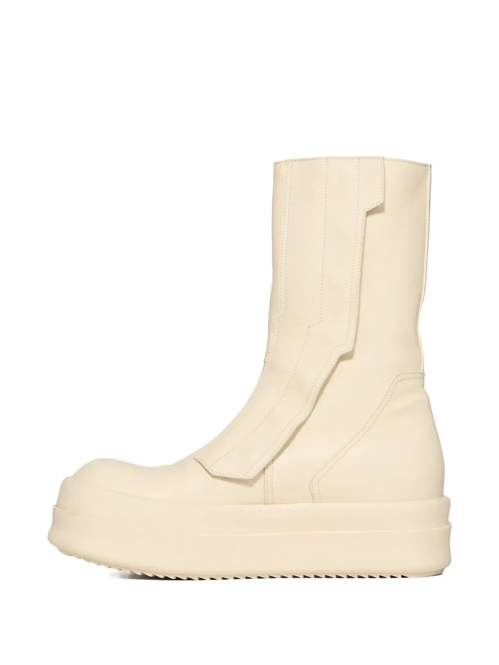 Rick Owens Temple Moto Turbogeo boots Beige