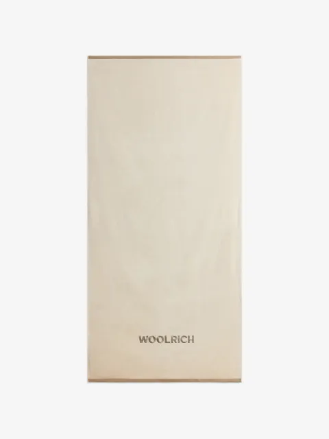 Woolrich toalla de playa con logo bordado