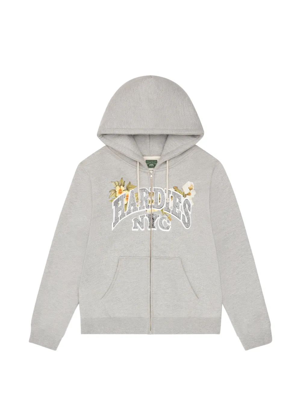 Denim Tears Hardies NYC zip-up hoodie - Grigio