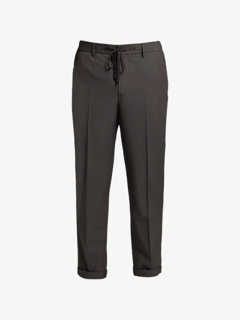 Peserico drawstring turn-up trousers