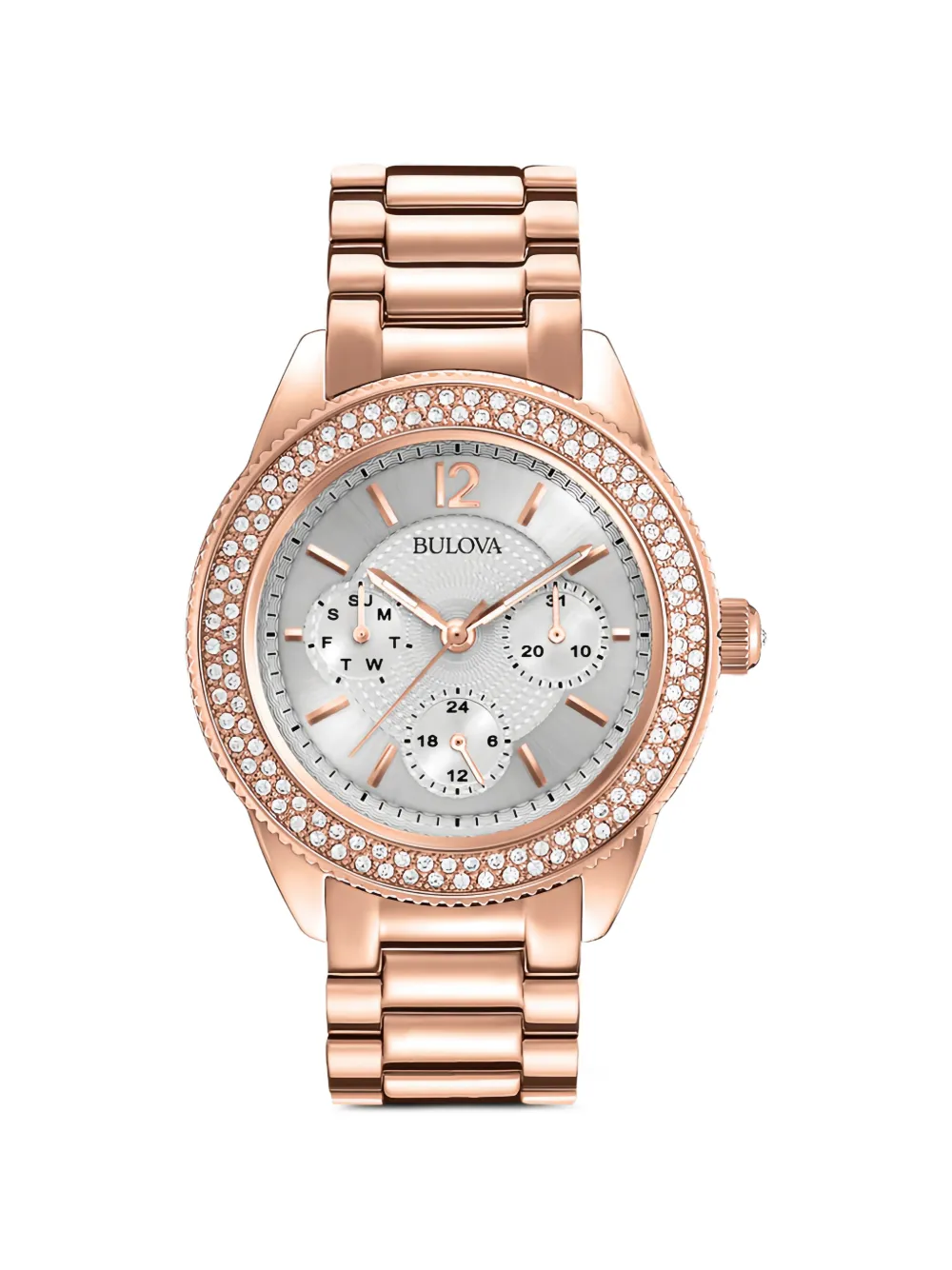 Bulova Swarovski crystal 38mm watch - Grigio