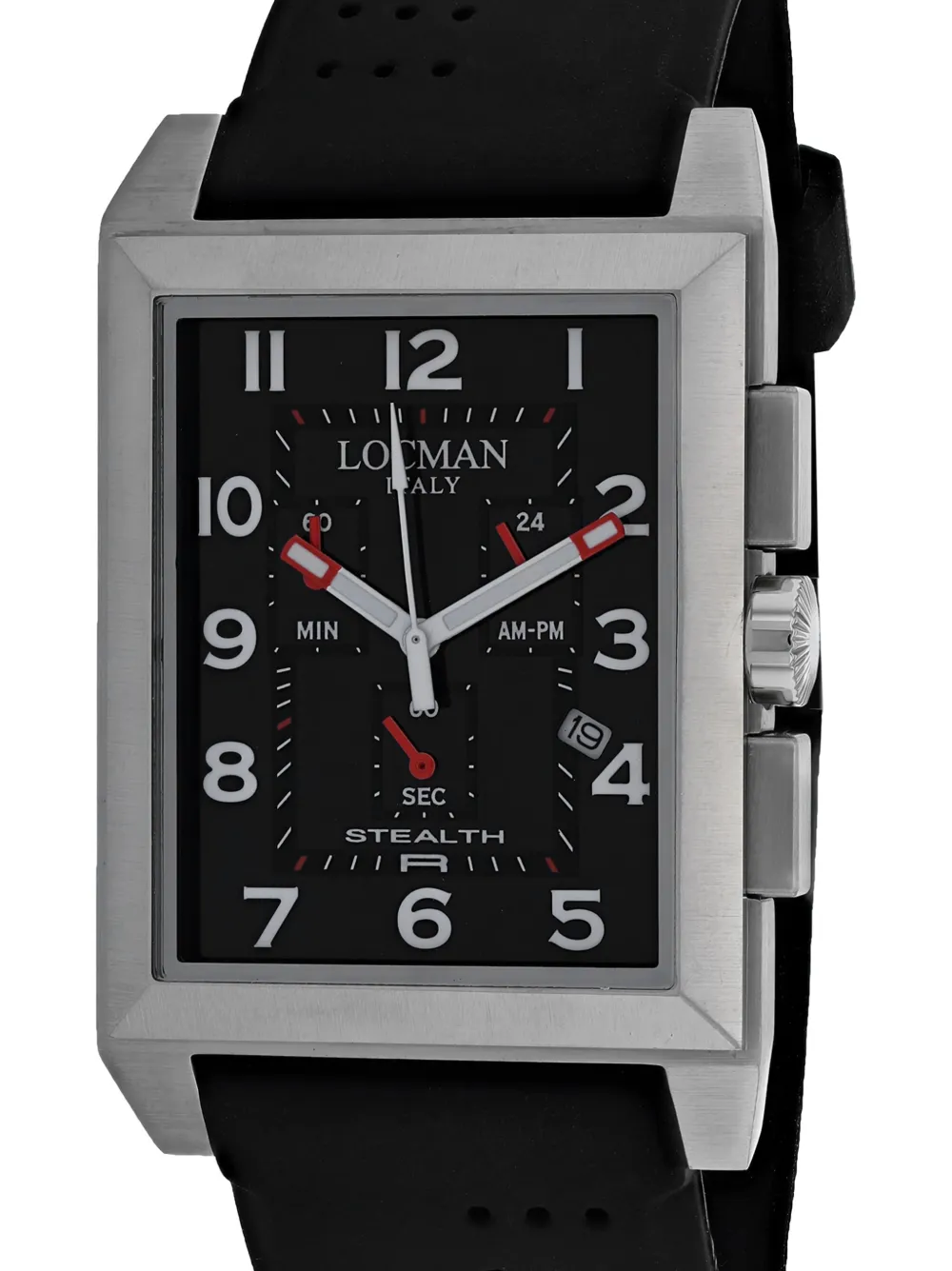  Locman Italy Montre Stealth 36 Mm - Noir 