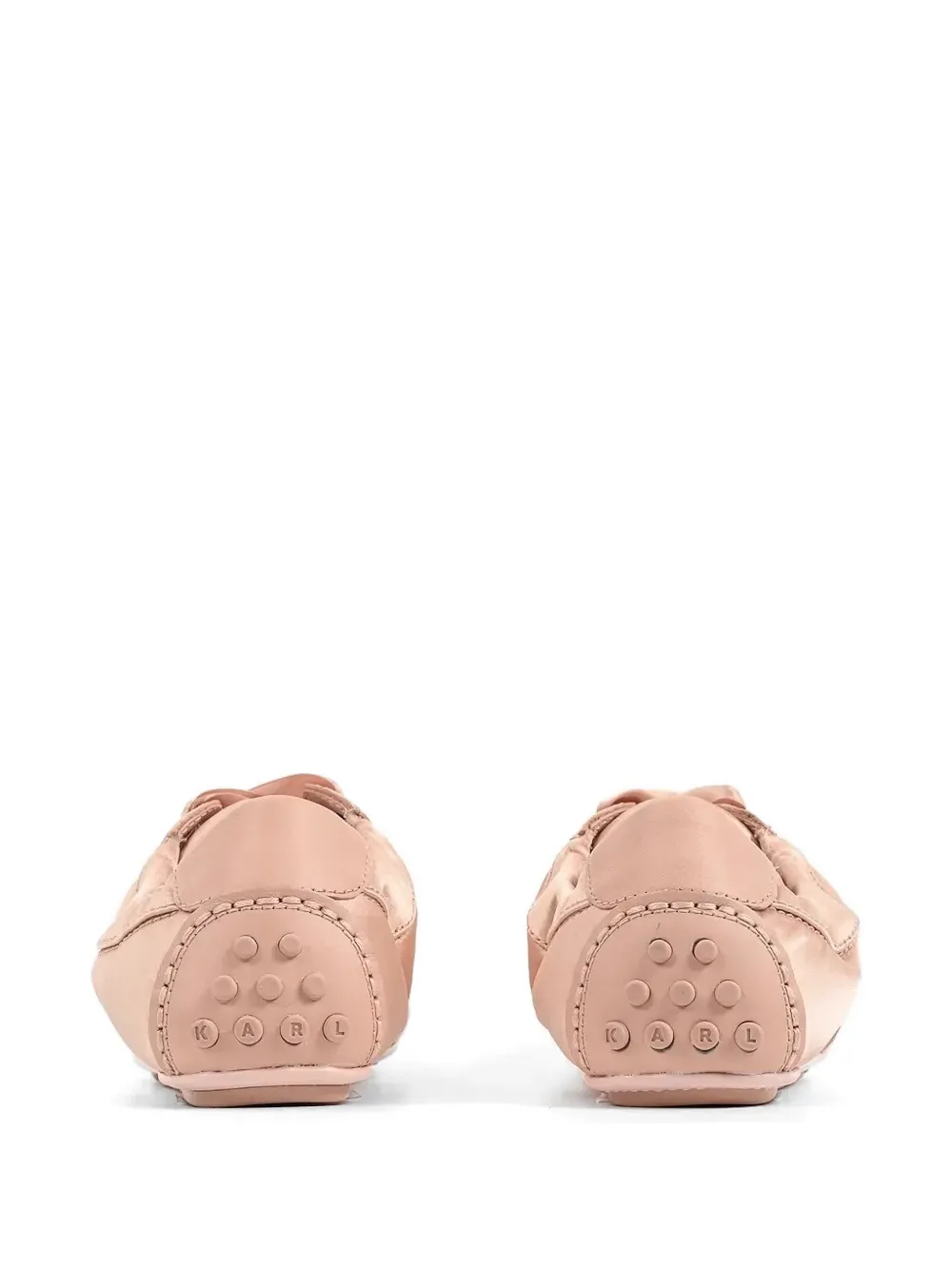 Karl Lagerfeld Satijnen sneakers Roze