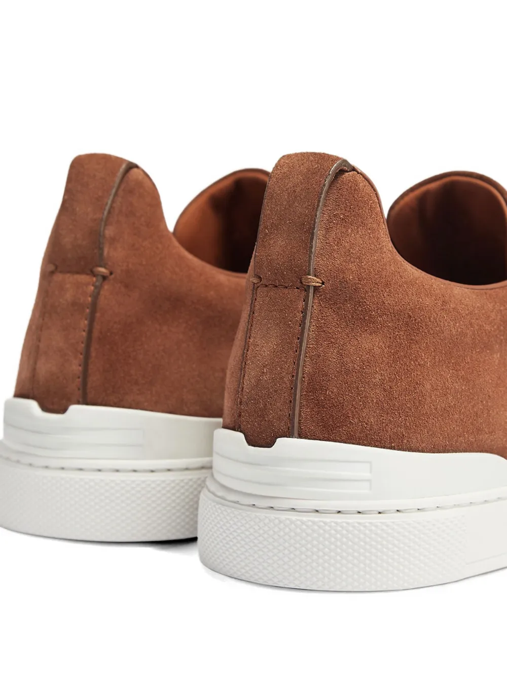 Zegna Sneakers met stiksel Bruin