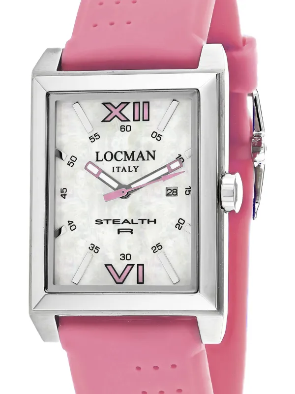 Locman Italy Stealth R mother-of-pearl 20mm Watch | White | FARFETCH