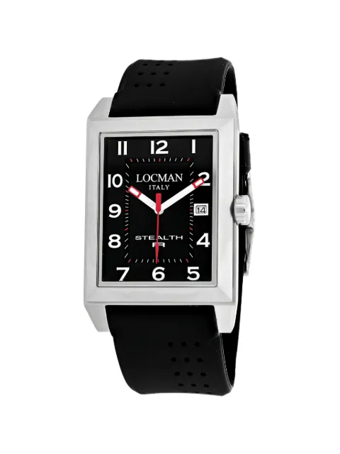 Locman Italy Stealth R rectangle-frame 34mm watch