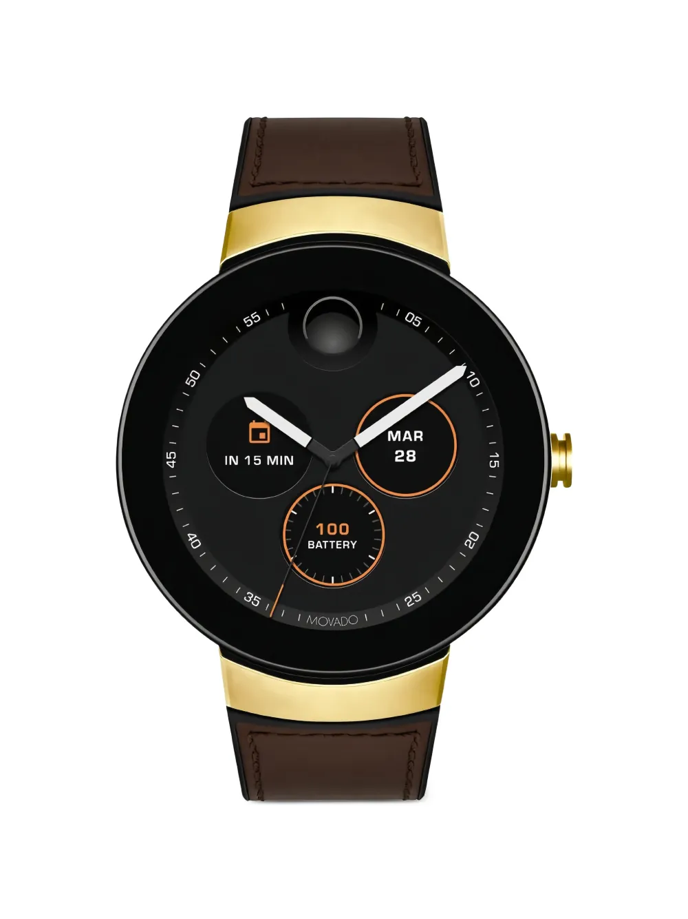 Movado Museum 42mm watch - Schwarz