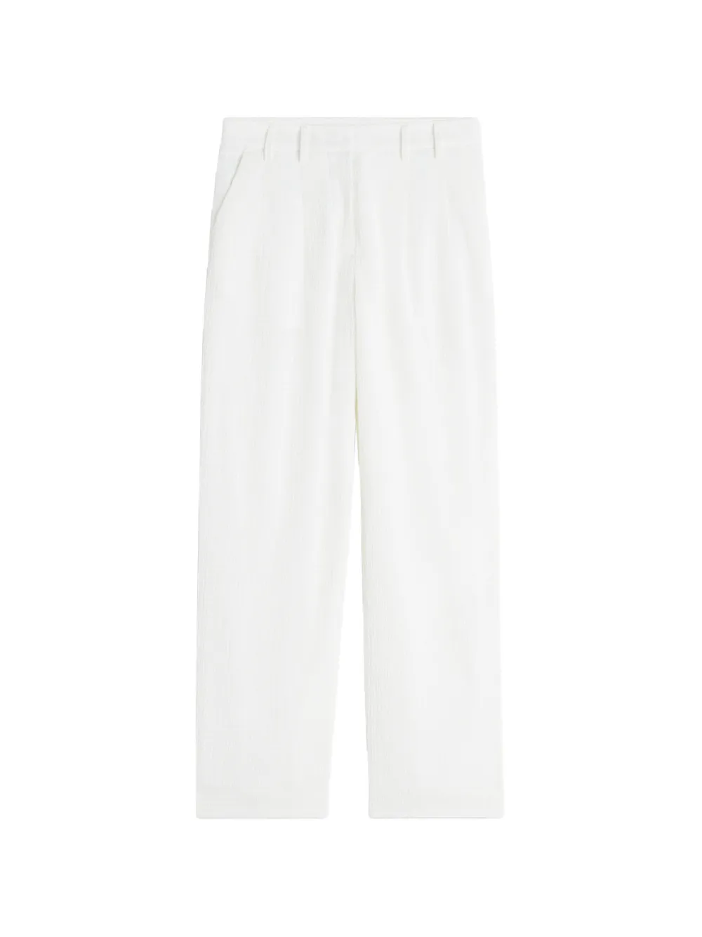 Maison Kitsuné pleated trousers - Bianco