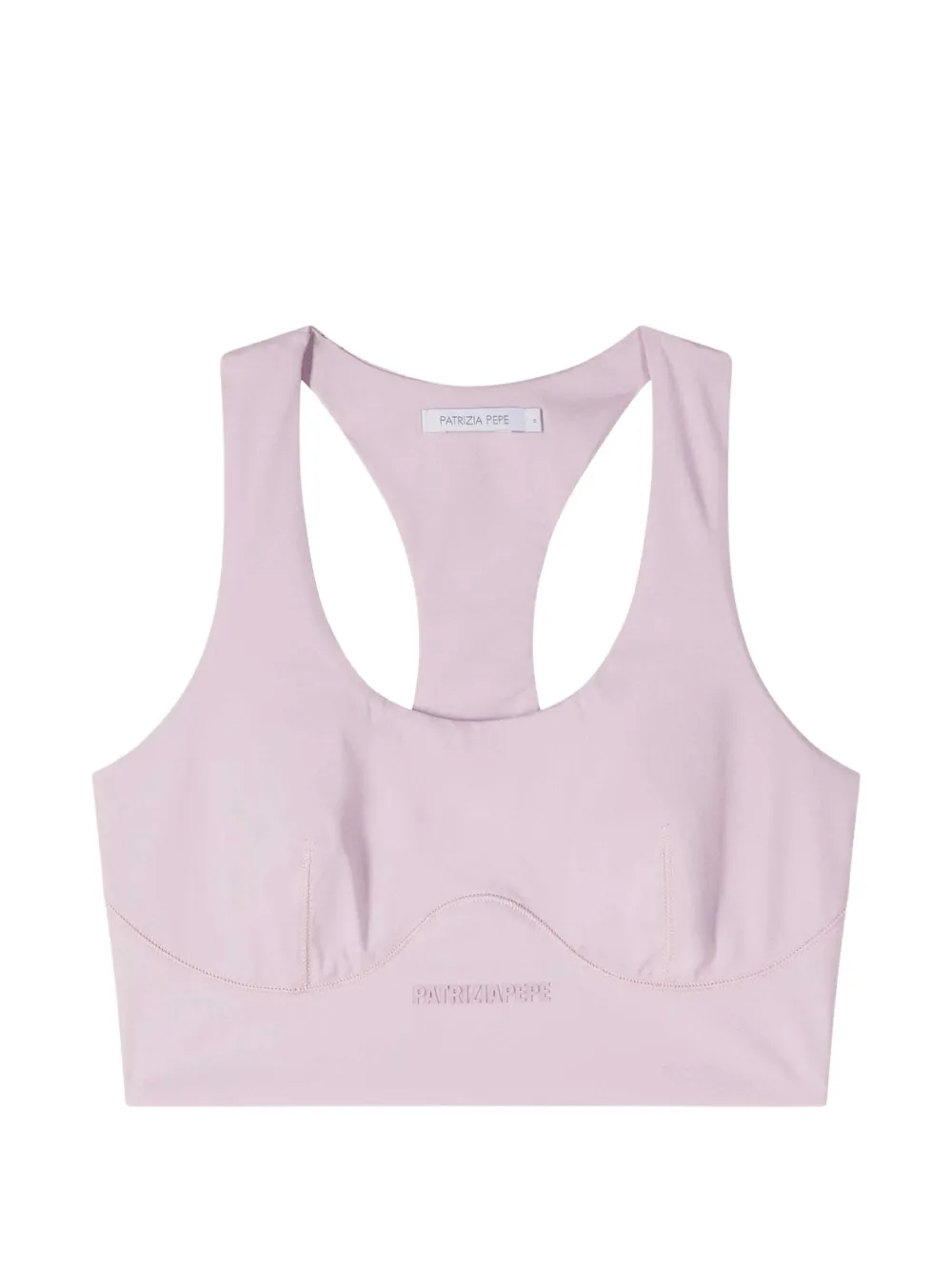 Patrizia Pepe Self Retreat racerback top - Viola