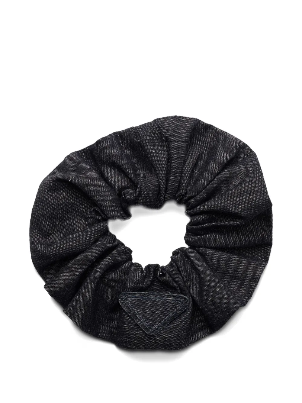 Prada Denim scrunchie - Nero