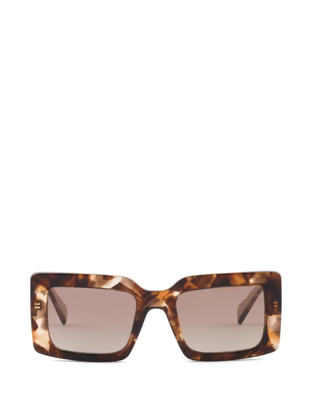 Prada Eyewear Sunglasses with Prada logo - Marrone