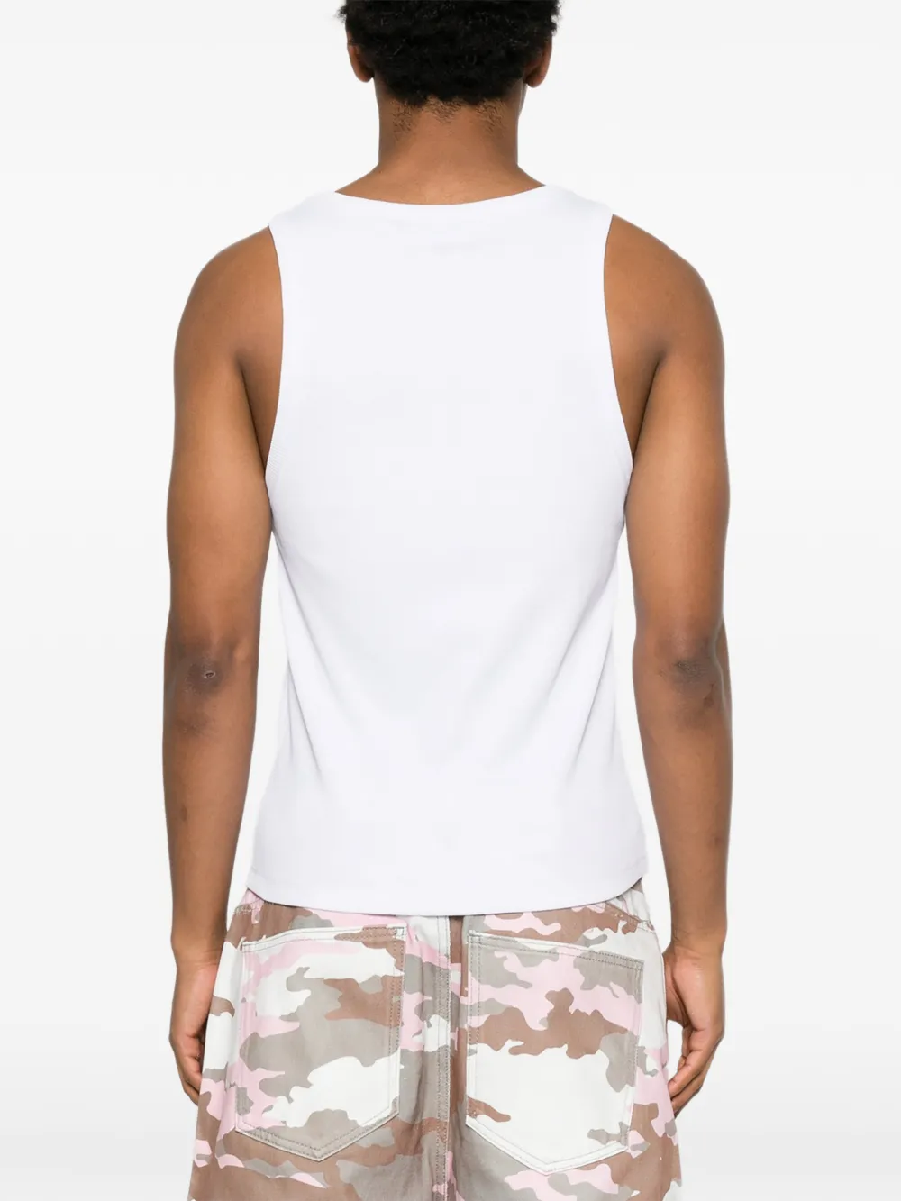 BLUE SKY INN Tanktop met geborduurd logo Wit
