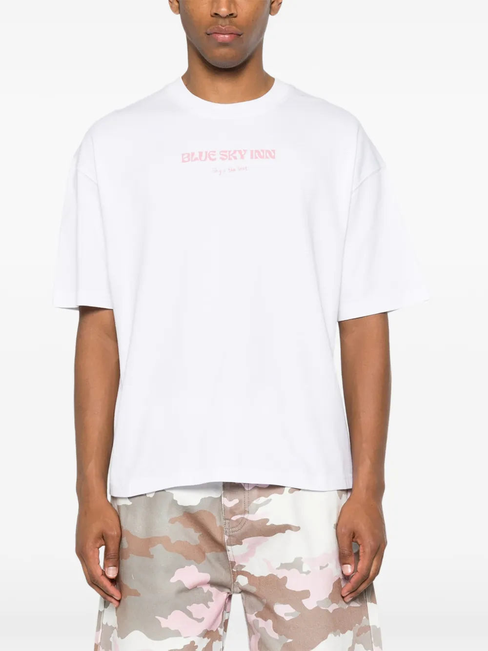 BLUE SKY INN T-shirt met grafische print Wit