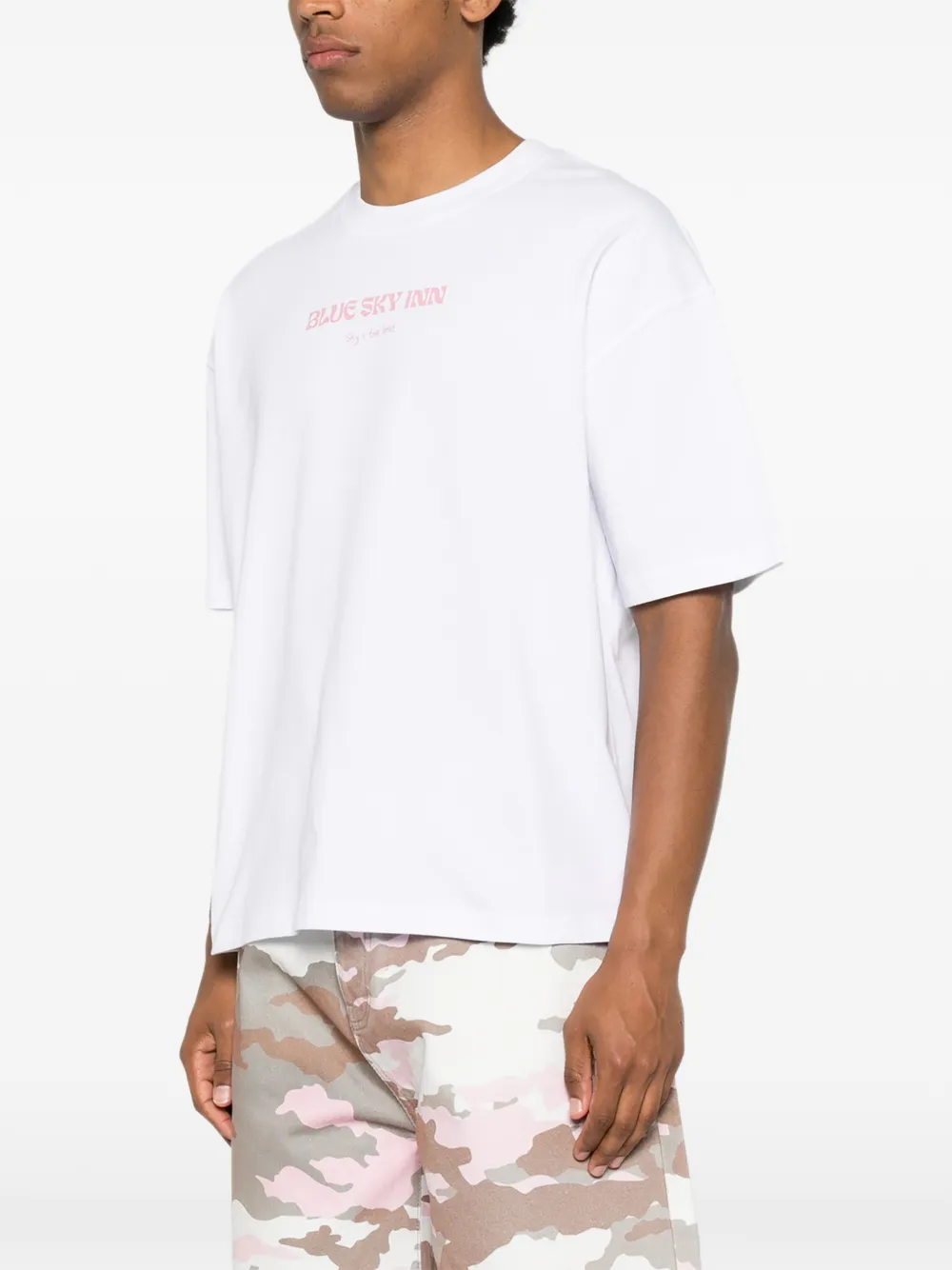 BLUE SKY INN T-shirt met grafische print Wit
