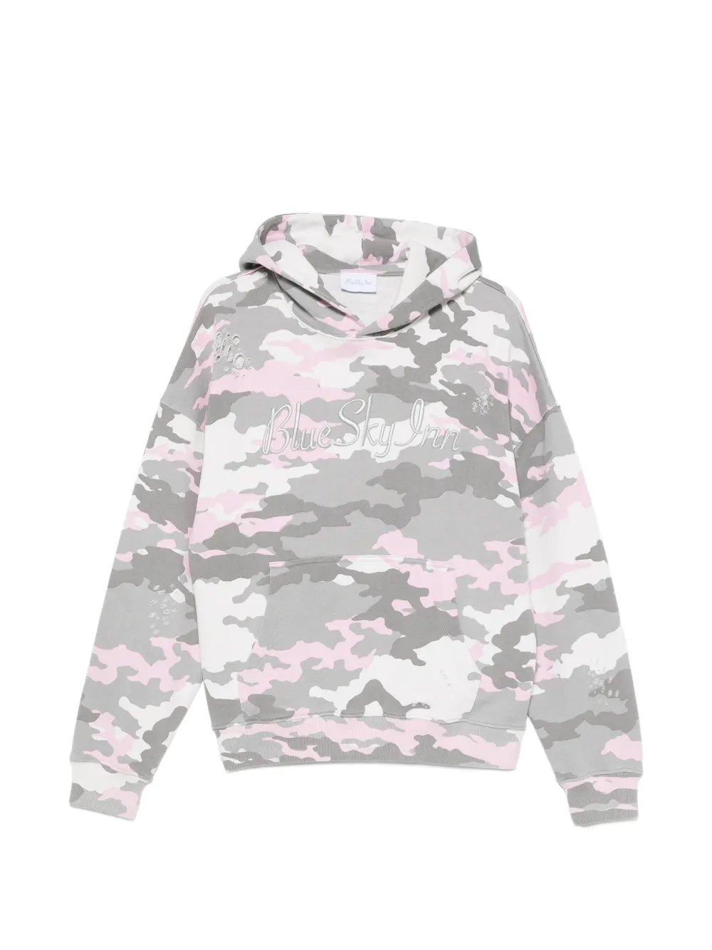 BLUE SKY INN Felpa con stampa camouflage - Rosa