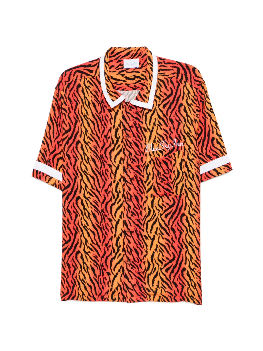 BLUE SKY INN Camicia Waiter con stampa - Arancione